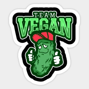 Team Vegan Sticker